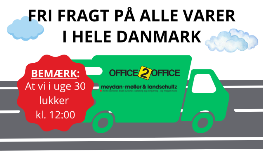 Fragtfrit i hele Danmark